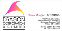 contemporary logo design for the Dragon Corporation