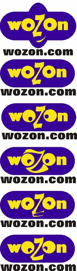 Several ideas for a proposed 'what's on' website logo design