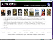Website design for Steve Davies of Innerfocus Photography services of Brighton Sussex